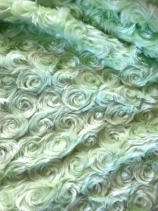 rose minky fabric